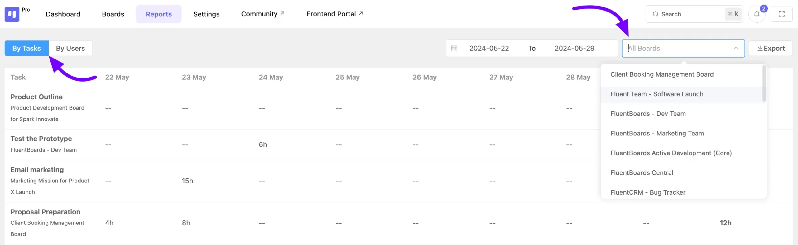 timesheet report 