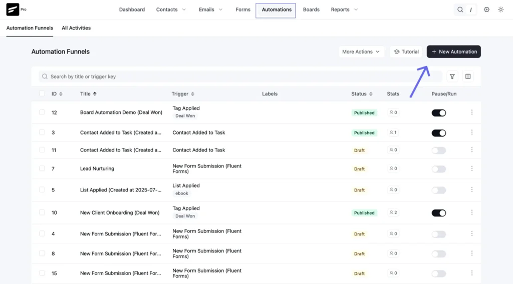 Use Case Two: Build the Board Automatically When a Deal Closes 1