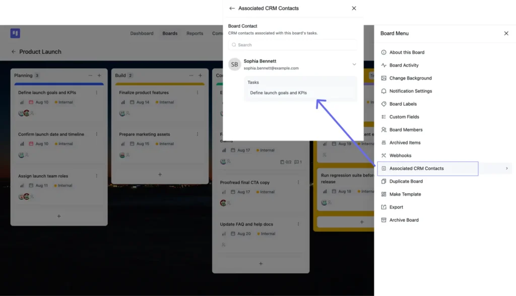 FluentBoards X FluentCRM 4