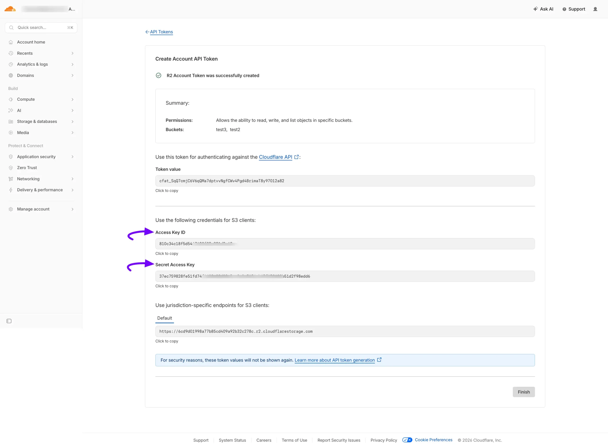 access key and secrete key 11