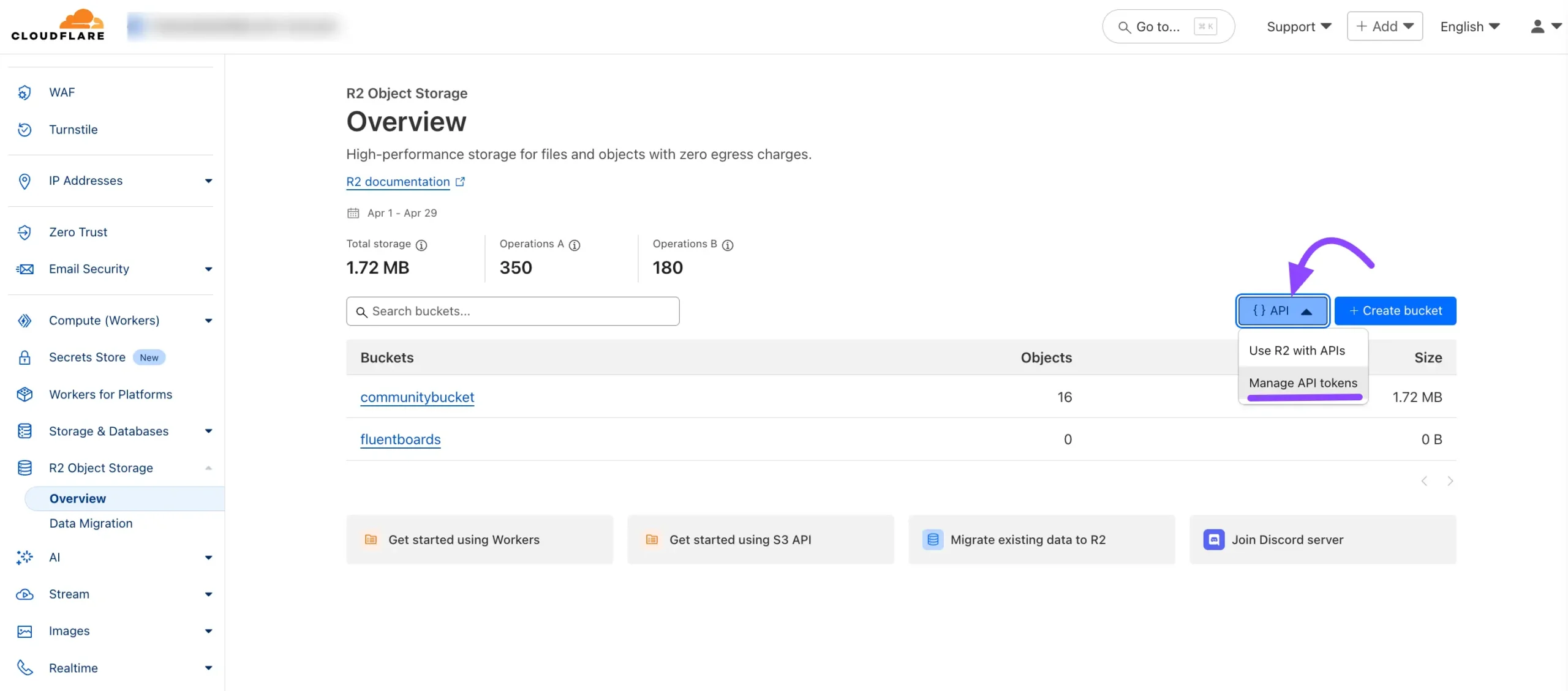 manage api token 08
