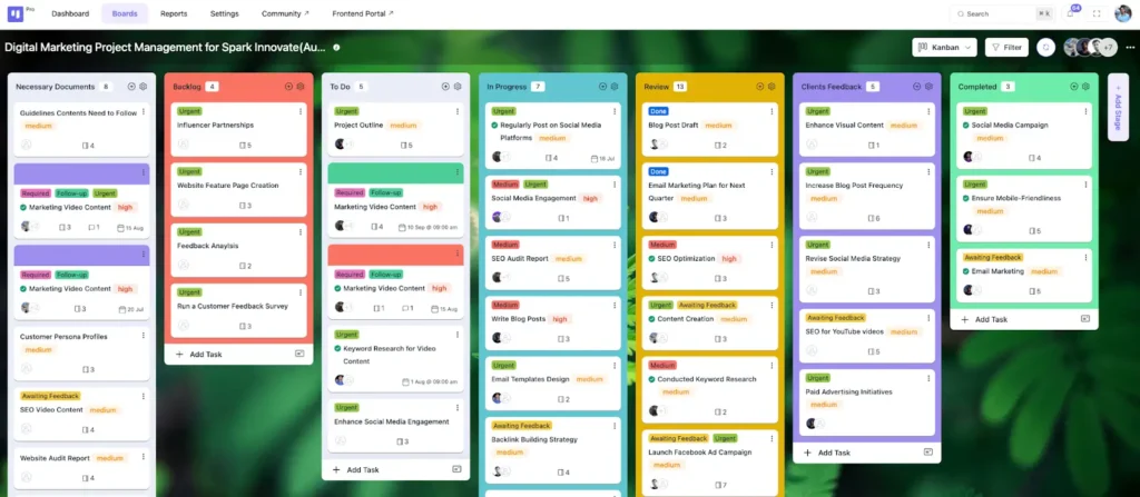 Why project management is important: To ensure a more strategic approach to success, remember to divide your project into stages.