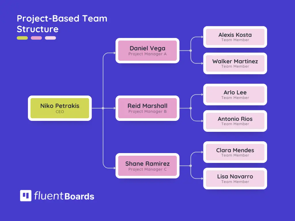 Project-based team structure