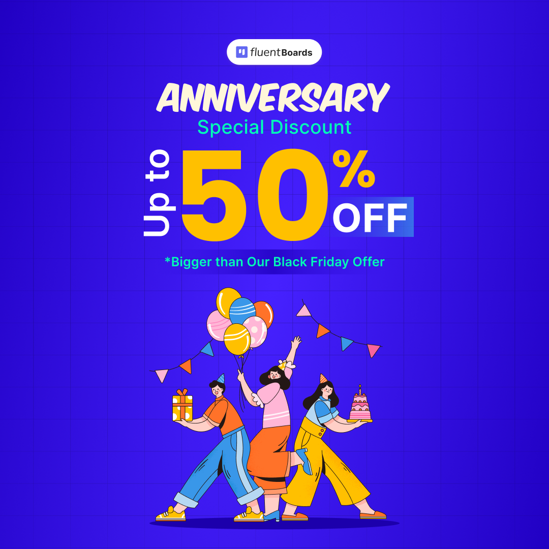 fluent boards anniversary deal social media 3