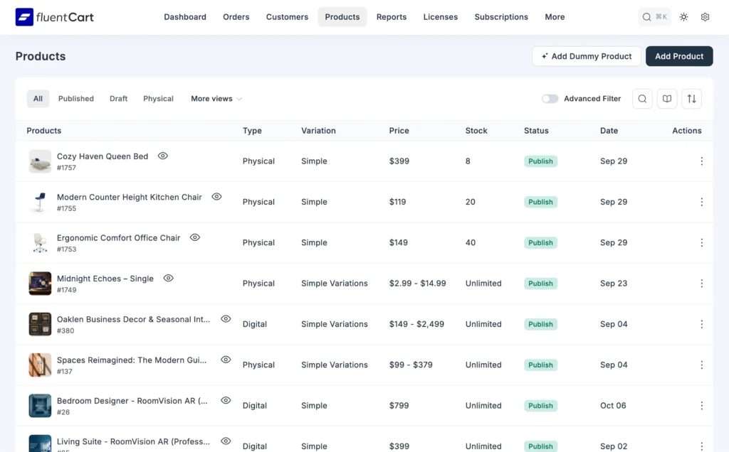 Effortlessly handle any type of product