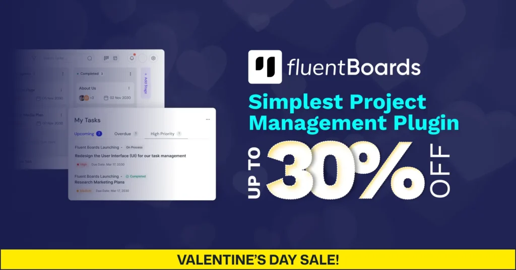 fluentboards valentines deal 30% off