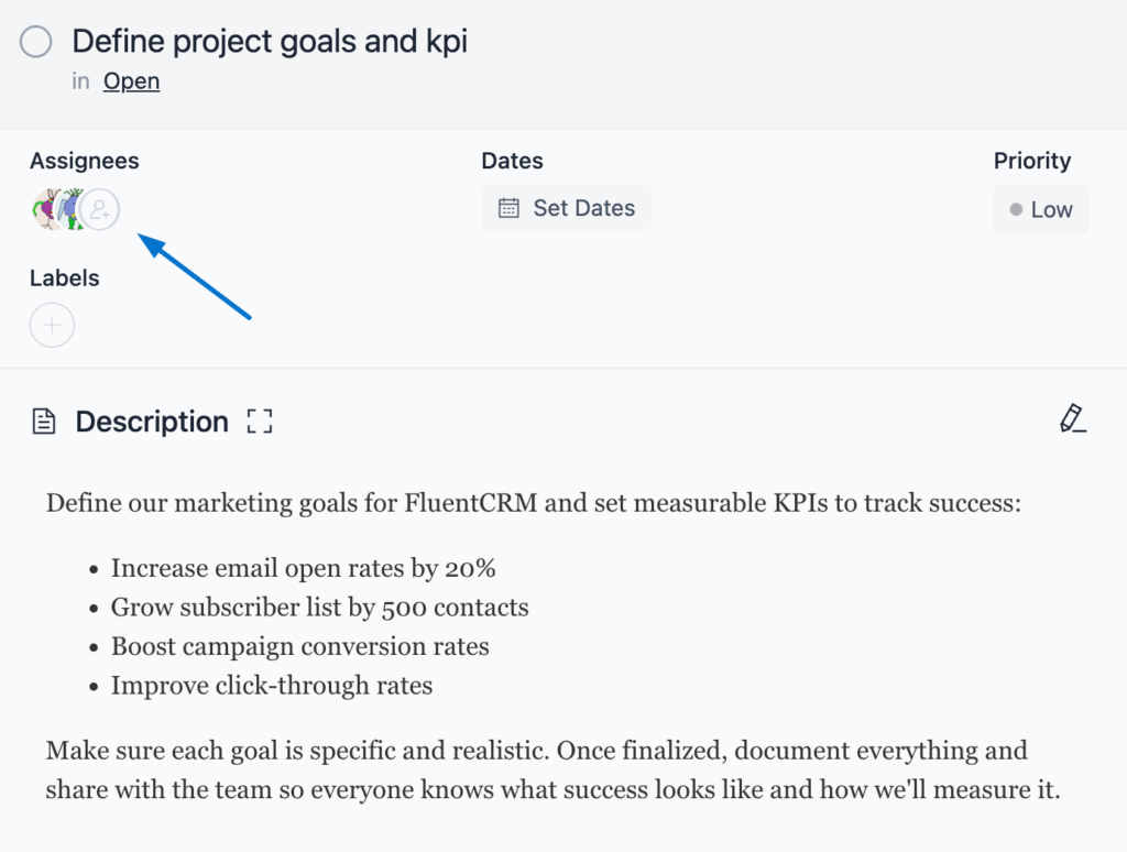 FluentBoards member assignment
