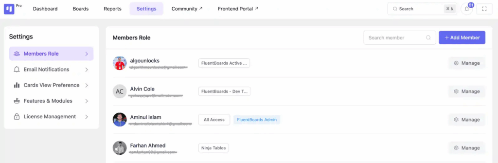 Define what each stakeholder needs to see and how often