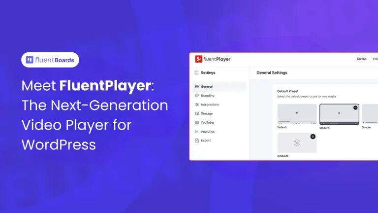 Introducing FluentPlayer: A New Way to Showcase, Manage, and Track Videos on WordPress