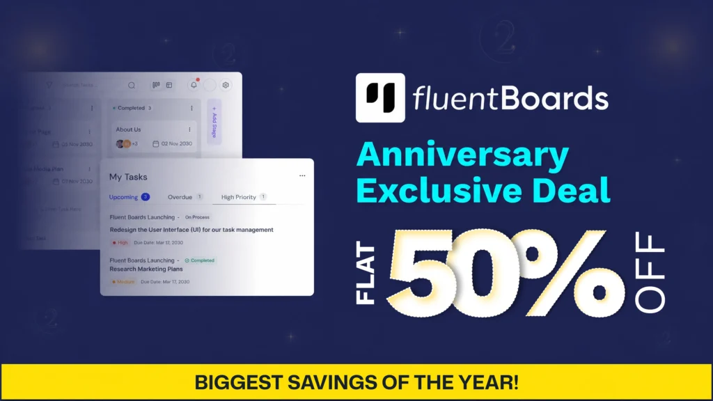 FluentBoards Anniversary Deal

