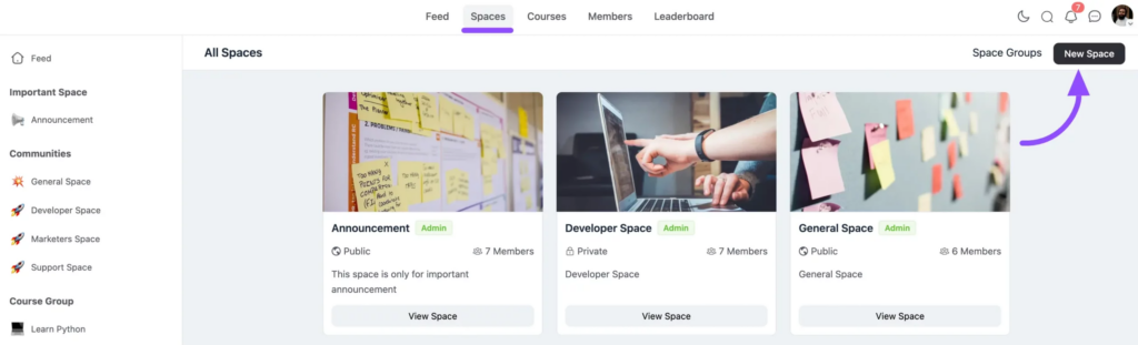 Create a space for your students