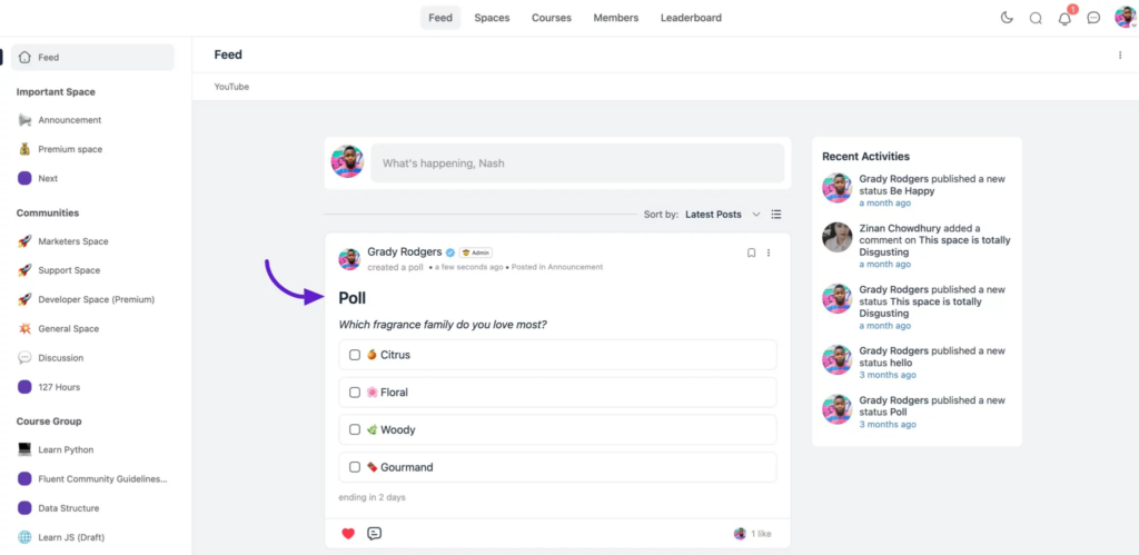 Ask directly with polls and surveys