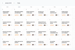 calender view