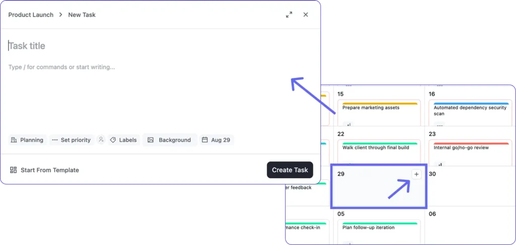 Calendar View (FluentBoards) 3