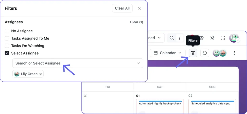 The Filter Panel (FluentBoards) 