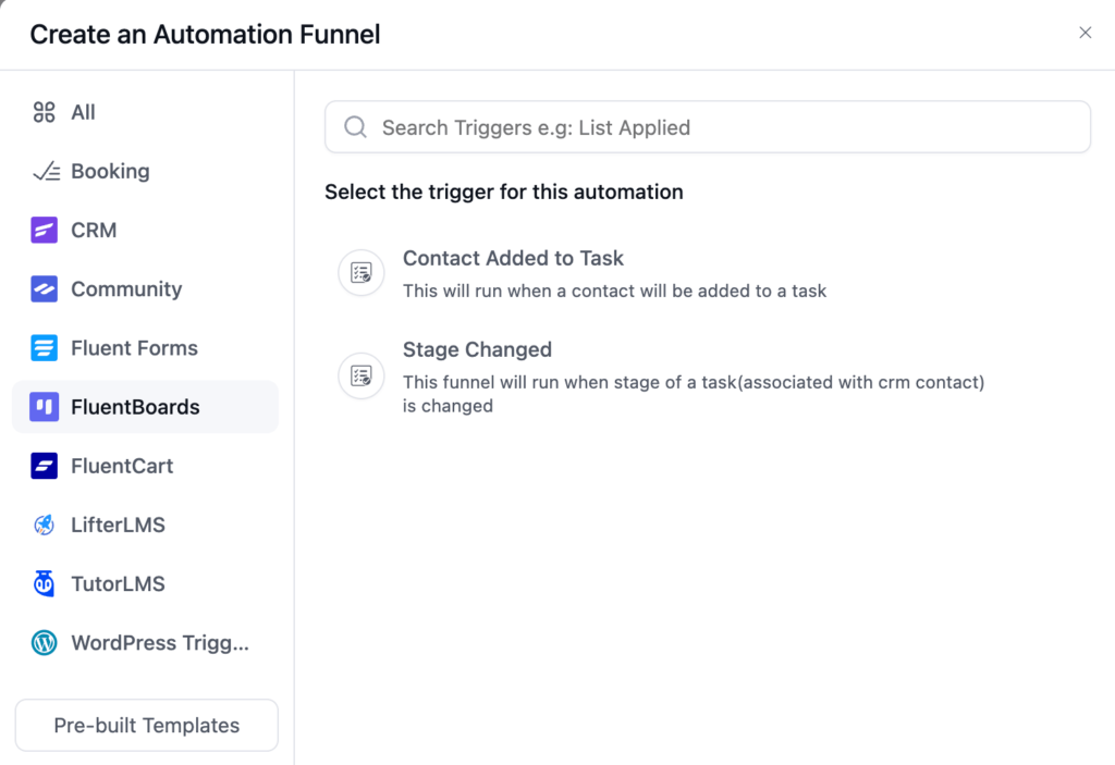 fluentcrm automation triggers (1)