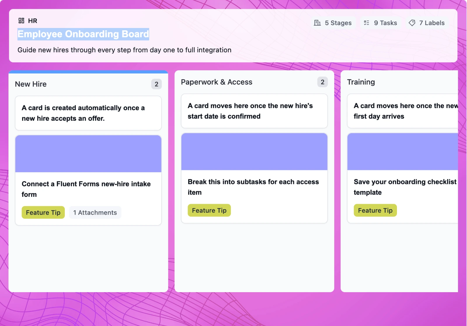 employee onboarding template