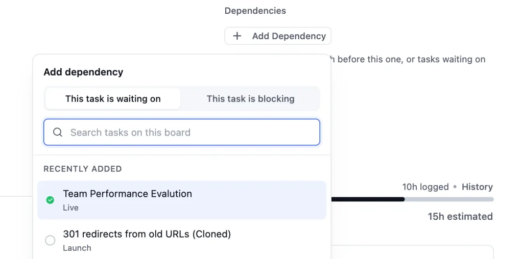 task dependency in task detail (1)